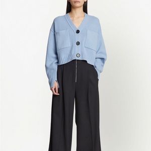 Proenza Schouler Cropped Cashmere-Blend Cardigan